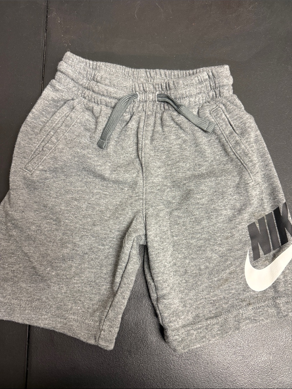 Nike Gray Kids' Logo Pull-On Shorts